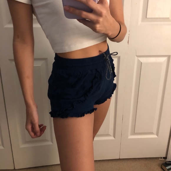 Blue flowy shorts - Picture 3 of 3